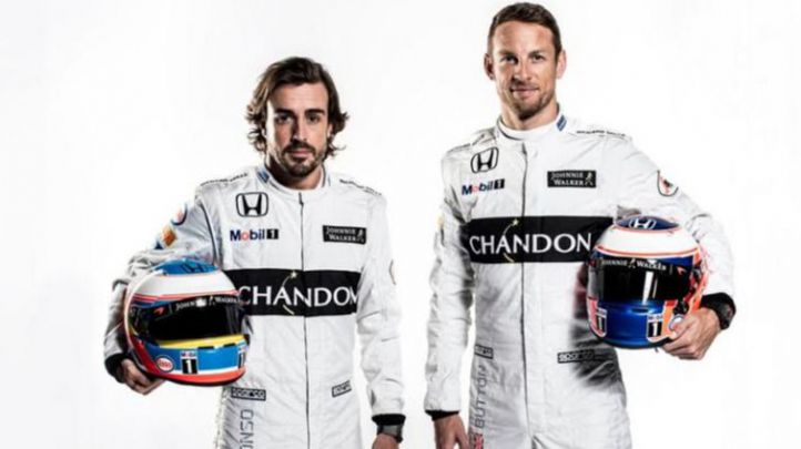 Fernando Alonso y Jenson Button 