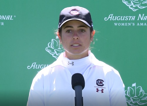 Ana Peláez acaba vigésimo primera (+6) y jugará hoy en el Augusta National