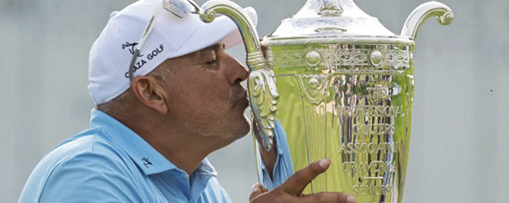 Ángel Cabrera sigue en ascenso y logra su segundo major consecutivo