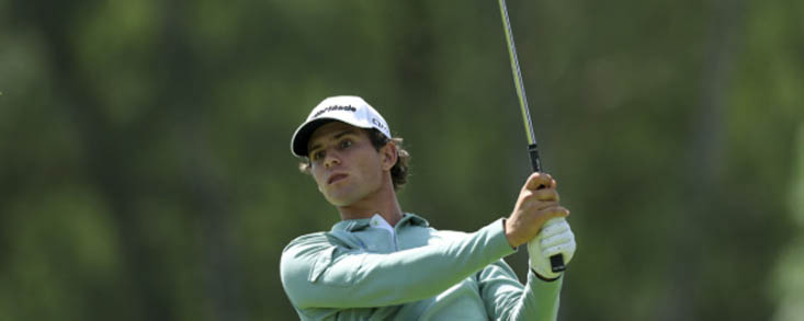 Ángel Ayora (+2) termina con doble bogey al hoyo 18