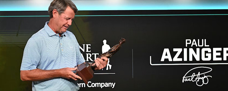 Paul Azinger gana el premio que recuerda a la gran estrella del golf mundial