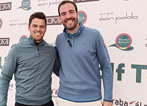 Borja Virto y David Borda dominan en Izki Golf con 61 golpes