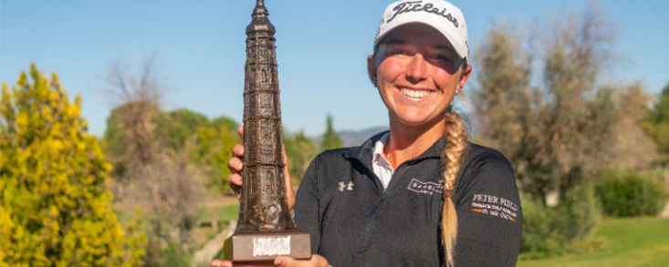 Amy Taylor logra su primer triunfo profesional