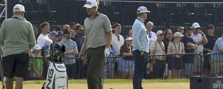 El campo de prácticas del The Open, en directo