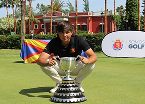 Nicolás Vidal lleva el nombre de Canarias a lo más alto del golf español