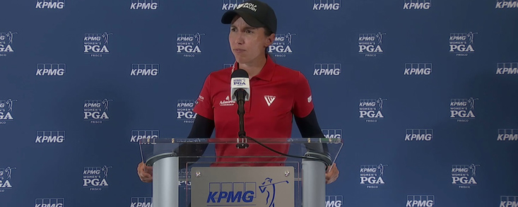 Carlota Ciganda se prepara para su reválida tras ganar el Meijer LPGA