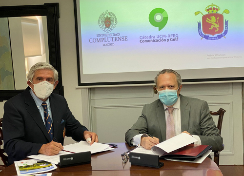 RFEG y Universidad Complutense crean la Cátedra de Comunicación y Golf