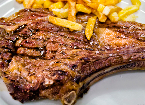 Chuletón para todos, el menú de Reed en Augusta