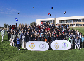 Primera prueba de golf en los colegios de la temporada