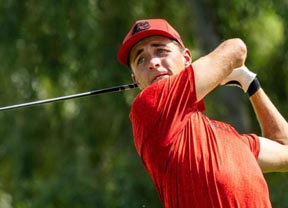 Puig, dos birdies y un par en el 7, 8 y 9 y a por todas