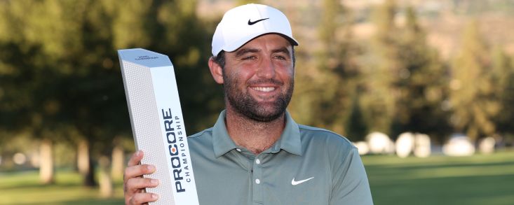 Scottie Scheffler calienta motores para la Ryder Cup