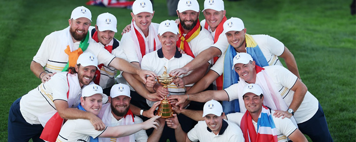 Europa gana la Ryder Cup frente a Estados Unidos, 13 a 15, con mucho sufrimiento