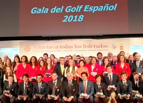 La Gala del Golf Español, aluvión de triunfos en homenaje a Celia Barquín