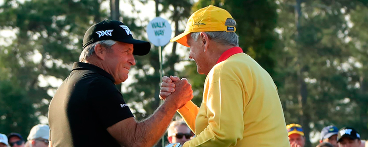 Gary Player y Jack Nicklaus arrancan el Masters 2019