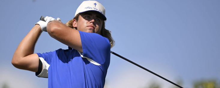 Higgo iguala el récord del campo y lidera en México