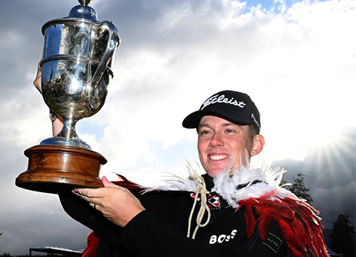 Boda y victoria para el local Daniel Hillier con 22 bajo par