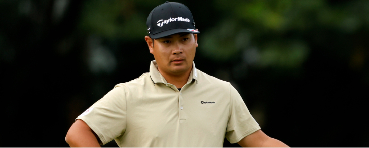 Hisatsune vuela en Pebble Beach, Scheffler se atasca