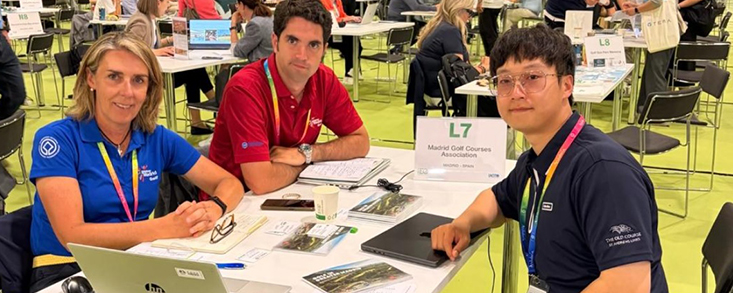 La Asociación de Campos de Golf de Madrid en la IAGTO de Málaga