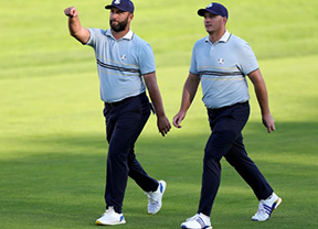 Europa domina 5,5 a 2,5 con un Rahm excelso y con Fleetwood y McIlroy como estrellas de un combinado que sueña con la victoria