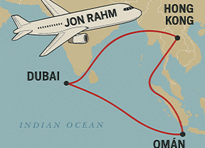 Rahm fleta un avión para siete jugadores del LIV