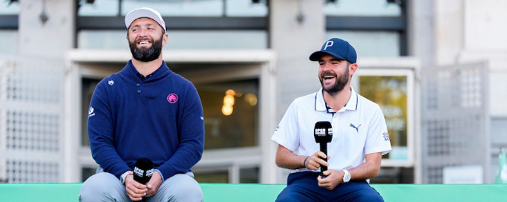 Primer cara a cara de Rahm e Hidalgo en el Open