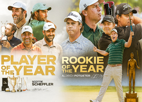 Scottie Scheffler y Aldrich Potgieter, grandes protagonistas de la temporada del PGA TOUR 2025