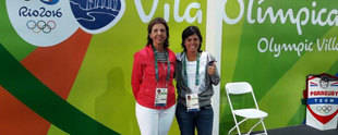 Julieta Granada, primera golfista de la historia en ser abanderada