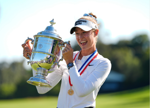Nelly Korda, alcanza la leyenda en un final de infarto