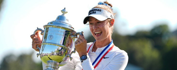 Nelly Korda, alcanza la leyenda en un final de infarto