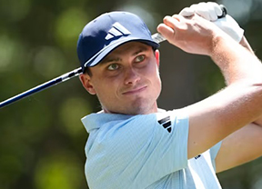 Ludvig Åberg marca el paso en Harbour Town