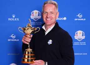 Luke Donald buscará su tercer triunfo consecutivo como capitán en la Ryder