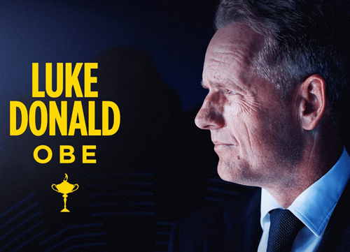 El Rey Carlos de Inglaterra premió a Luke Donald