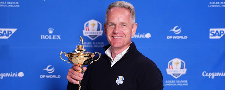 Luke Donald buscará su tercer triunfo consecutivo como capitán en la Ryder