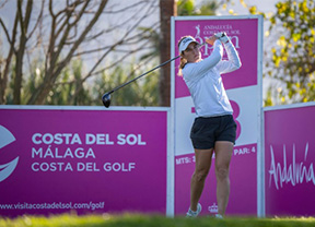 Luna Sobrón brilla en Guadalhorce con cinco bajo par