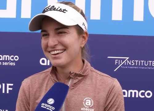 Moa Folke arranca con -6 con Luna Sobrón a tres golpes