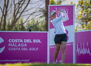 Luna Sobrón brilla en Guadalhorce con cinco bajo par