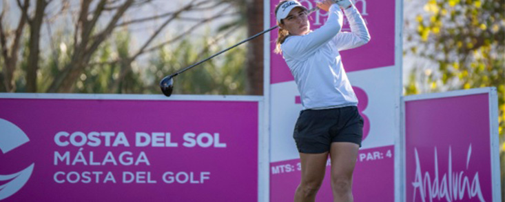 Luna Sobrón brilla en Guadalhorce con cinco bajo par