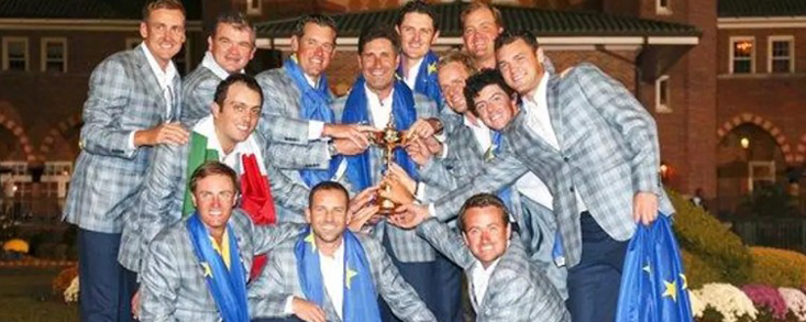 Europa ganó la Ryder Cup cuatro veces fuera, la última en 2012