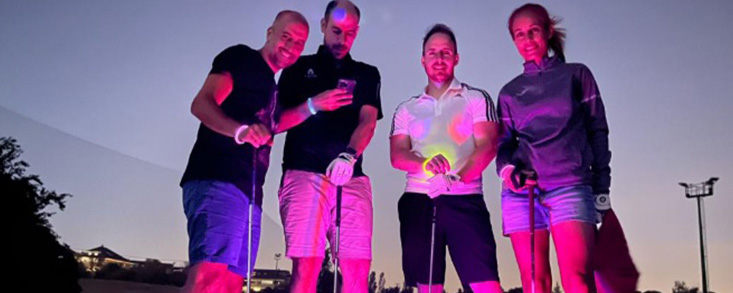 Golf nocturno en Izki Golf