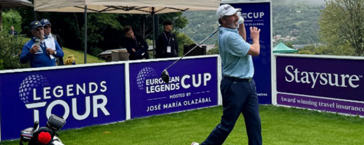 José Marí Olazábal, referencia del golf europeo