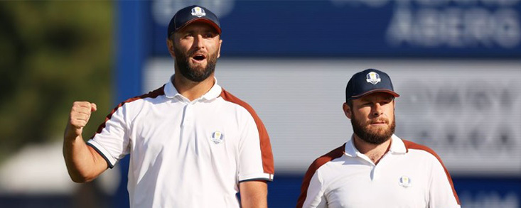 Rahm y Hatton frente a DeChambeu y Thomas