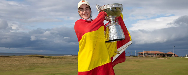 Paula Martín Sampedro entra la historia ganando el Women's Amateur Championship