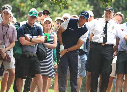 Phil Mickelson, desdibujado