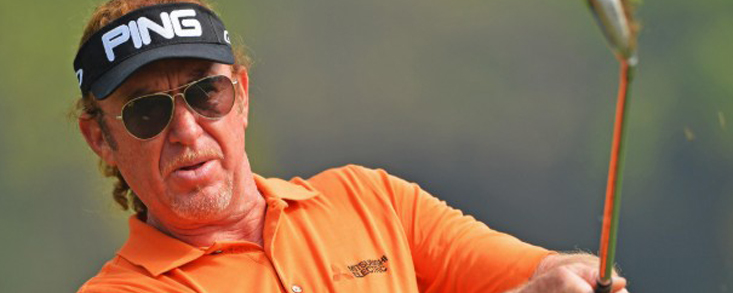 Mal comienzo de Miguel Ángel Jiménez (+3) y Chema Olazábal (+5)