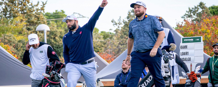 En juego la primera jornada del Open con el partido estelar -Rahm, Lowry e Hidalgo- haciendo las delicias del público