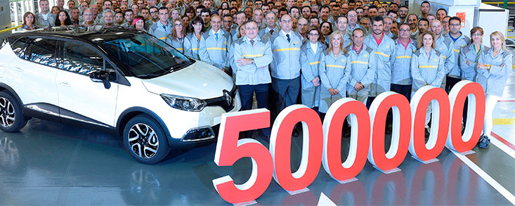 500.000 Renault Captur en Valladolid