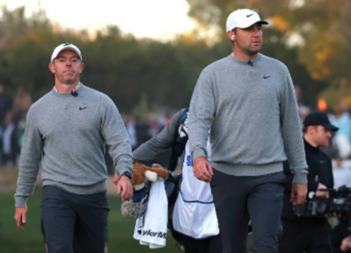 Rory McIlroy y Scottie Scheffler, cara a cara en diciembre