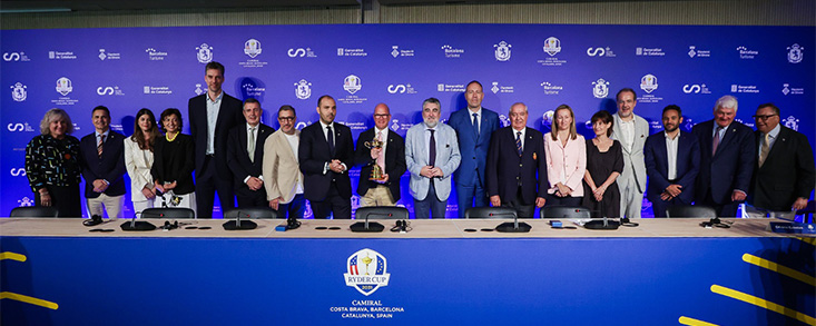 Presentada la 'mejor edición de la historia' de la Ryder Cup en Girona: cuenta atrás para 2031