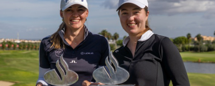 Lauren Holmey y Vanessa Knetch hacen historia en el Club de Golf Zaudín