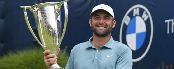Scottie Scheffler da un golpe maestro y se corona en el BMW Championship